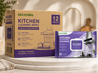 Chiffons de cuisine en coton sans additifs, petits lingettes écologiques pour nettoyer les surfaces des objets