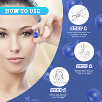 Meilleure vente Sérum au collagène Anti-âge Essence hydratant Vitamine B5 Capsules de sérum pour le visage aux peptides de collagène pour soins de la peau