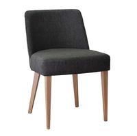 Chaises de salle à manger en bois avec revêtement en cuir RDC-538