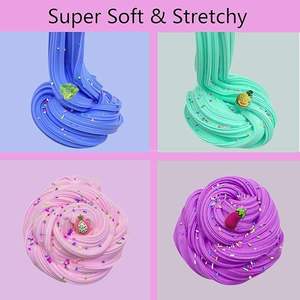 Kit de slime au beurre super doux et non collant en gros, mini jouet de modelage en plastique DIY, cadeaux d'anniversaire pour enfants - Product Image 2