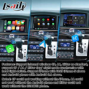 Boîtier d'interface <span class=keywords><strong>Android</strong></span> Carplay 8+128 Go pour Nissan Elgrand E52 JDM 2010-2019 avec YouTube sans fil par Lsailt - Product Image 3