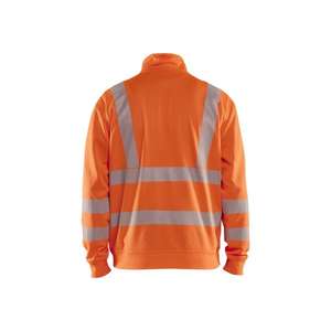 Blaklader-356425385300L สเวตเชิ้ต Hi-Vis แบบรูดซิปสีส้ม-EAN 7330509831533ชุดทำงาน HI-VIS - Product Image 2