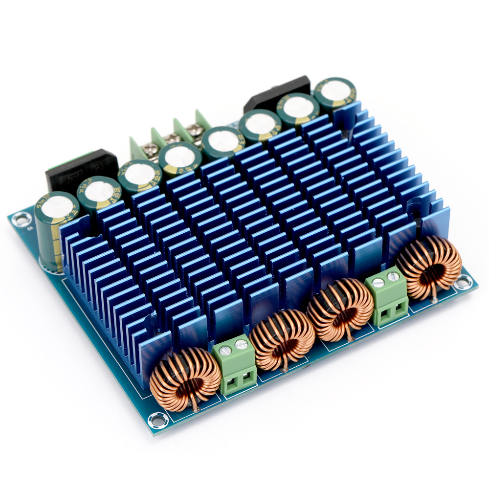 С двумя ЧИПАМИ XH-M252 цифровой усилитель мощности плата 2x420 Вт TDA8954TH переменного тока 24 Вт высокой мощности Цифровой усилитель передающий стерео модуль