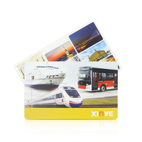 Échantillon gratuit de papier enduit sans contact 13,56 MHz MIFARE Plus EV1/EV2 2K RFID Smart City E-Card pour la collecte électronique des péages