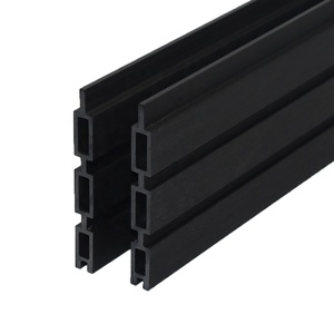 Panneaux de clôture d'intimité en WPC co-extrudé pour extérieur, 6 pieds, pour villa, cour, <span class=keywords><strong>piscine</strong></span>, compatibles avec des poteaux de support en alliage d'aluminium - Product Image 1