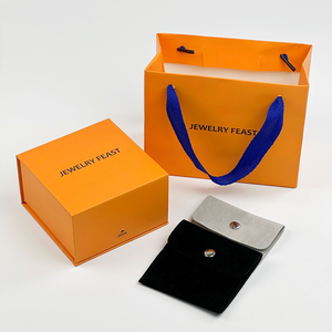 Empaque de Joyería para Reloj, Pendientes y Collar, Caja de Papel Personalizada de Fábrica + Impresión + Prensado - Product Image 1