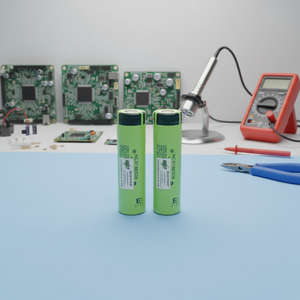 แบตเตอรี่ลิเธียมแท้ของพานาโซนิค รุ่น INR18650 ความจุ 3400mAH แรงดัน 3.7V <span class=keywords><strong>18650b</strong></span> รองรับการใช้งาน 2000 รอบ รับประกัน 12 เดือน สำหรับจักรยานไฟฟ้า - Product Image 1