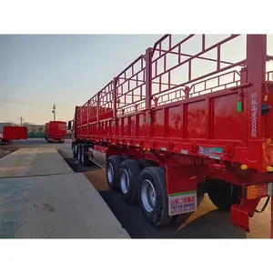 Custom 3 Axis Fence Post Semi-trailer Cargo Transport Semi-truck