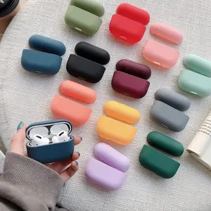 Casing Airpods Premium Matte, 2020 Penutup Keras untuk Casing Airpod