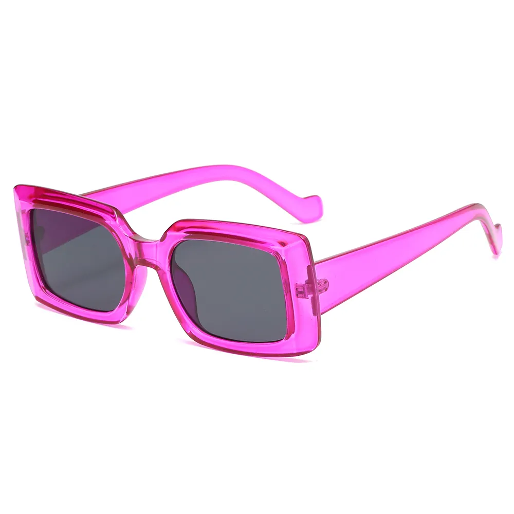 2021 nuovi Arrivi occhiali da sole Logo Personalizzato Shades Lenti di Protezione Degli Occhi Occhiali Da Sole di Modo di Sole Quadrato Della Signora popolare