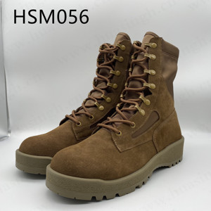 <span class=keywords><strong>WYX</strong></span>, bottes tactiques anti-smash avec membrane imperméable bottes de combat à semelle extérieure en caoutchouc double couleur antidérapantes durables HSM056 - Product Image 2