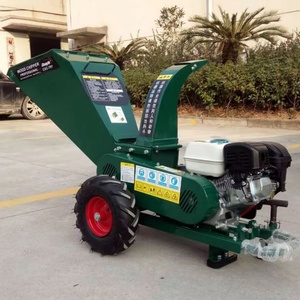 Hot Selling Portable Gasoline <b>Powered</b> 7.5HP Engine Wood Processor Machine Wood Chipper Shredder Branch Shredder Logger Farm - Product Image 6