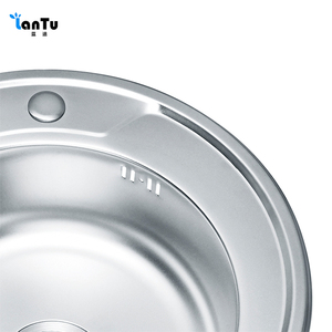 <span class=keywords><strong>Vente</strong></span> directe d'usine d'éviers <span class=keywords><strong>de</strong></span> cuisine ronds en acier inoxydable <span class=keywords><strong>de</strong></span> haute qualité et à bas prix, adaptés aux cuisines d'appartements - Product Image 4