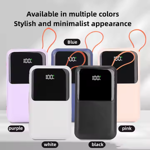 Alimentation d'usine pas cher Portable <span class=keywords><strong>45W</strong></span> <span class=keywords><strong>Powerbank</strong></span> 20000mAh câble intégré <span class=keywords><strong>PD</strong></span> charge rapide Power Bank pour ordinateur portable - Product Image 6