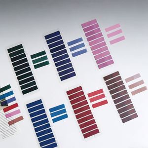 6pcs Multicolor Solid Writable PET Index <b>Labels</b> Self-adhesive File Page Markers Customizable Office School Organization - Product Image 5