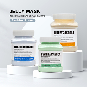 Maschera di collagene in polvere maschera gelatina 100% naturale organico petalo di rosa sbiancante trattamento dell'acne maschera morbida - Product Image 3