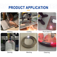 Raycus sumber daya Laser serat nadi, 20W 30W 50W q-switch untuk menandai ukiran emas perak tembaga aluminium Stainless steel