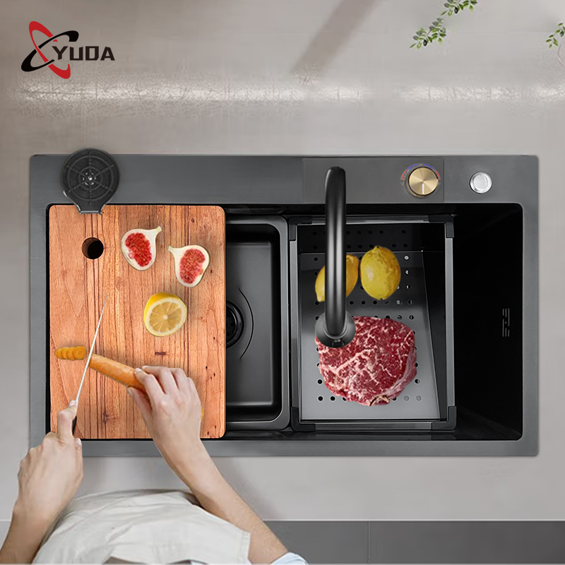 60x45cm Sus304 Stainless Silver And Nano Black Kitchen Sink | Lazada PH - View #7