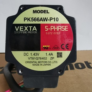 Motor paso a paso Vexta PK566AW-P10 de 5 fases, 0.072 grados por paso, CC 1.43V 1.4A, fabricado en Japón - Product Image 1