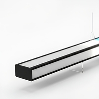 Luminaire linéaire LED moderne pour plafond, lampe encastrée suspendue pour garage de stationnement