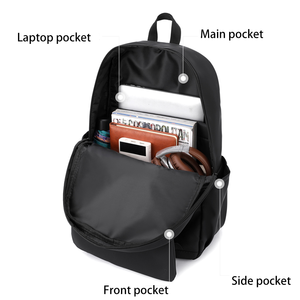 Mochila de Negócios Masculina para Laptop, Uso Diário Casual, Mochila Escolar para Estudantes, Grande Capacidade, Mochila para Computador para Adolescentes - Product Image 6