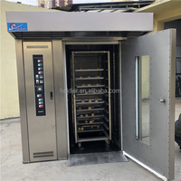 Four rotatif commercial en acier inoxydable à 64 plateaux avec machine de boulangerie et four de cuisson à vendre