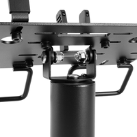 Support universel double pour terminal de point de vente OEM avec deux lecteurs de cartes POS sur un seul support, support de machine à cartes en métal de haute qualité