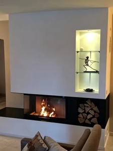 <span class=keywords><strong>Chimenea</strong></span> de gas transparente para interiores con <span class=keywords><strong>ventilador</strong></span> <span class=keywords><strong>tangencial</strong></span>, <span class=keywords><strong>chimenea</strong></span> lineal de gas propano, <span class=keywords><strong>chimenea</strong></span> de ventilación directa - Product Image 5