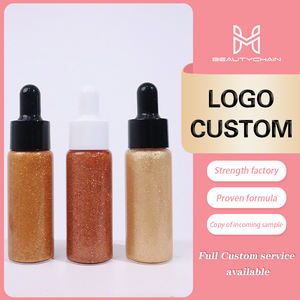 MLM Vegan Brightening Shimmer <b>Face</b> & Body Oil with Rose & Strawberry Fragrance Long-Lasting Highlighter & <b>Tanning</b> Oil - Product Image 2