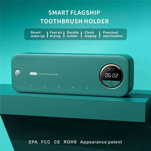 Intelligente UVC-sterilisator voor tandenborstels, drogen, verwarmen, LED, niet-geperforeerd ABS, huishoudelijke houder, USB type-C - Product Image 3