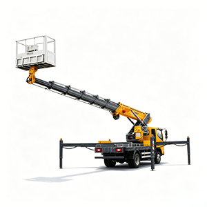 Plataforma Elevadora Telescópica Autopropulsada Foton de 33m, Camión de Trabajo para Exteriores en Altura de 35m - Product Image 1