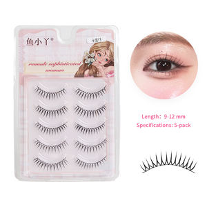 Pestañas Postizas Yu Xiaoya Girl Group 13, Forma de U, Estilo K-Pop, Hechas a Mano con Hilo, 5 Pares, Estilo Jang <span class=keywords><strong>Wonyoung</strong></span> - Product Image 2