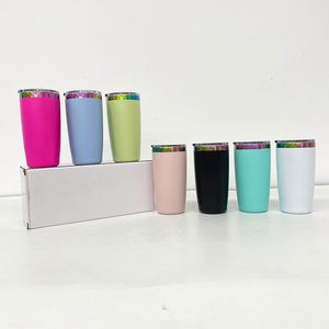 Custom Logo10 oz rainbow Plated Travel Coffee Kids <b>Mug</b> with Magnetic Lids 10oz Double Walled Gifts Small Mini Adventure Tumbler - Product Image 2