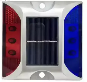 <span class=keywords><strong>Reflector</strong></span> de Marcador de Entrada de Vehículos, Tachuela de Carretera de Alta Visibilidad, Tachuelas Solares LED para Carreteras Exteriores - Product Image 2