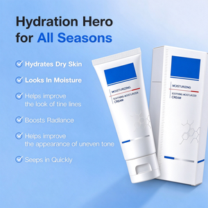 Crème hydratante quotidienne douce, composée de cinq types d'acide hyaluronique, de squalane et d'extrait de probiotiques pour une hydratation longue durée de la peau - Product Image 4