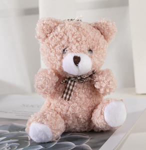 Tùy Chỉnh <span class=keywords><strong>Mini</strong></span> Gấu Sang Trọng <span class=keywords><strong>Keychain</strong></span> Unisex Thú Nhồi Bông Ba Lô Clip Với Búp Bê Peluches Món Quà Gấu Bông <span class=keywords><strong>Keychain</strong></span> - Product Image 6