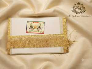 B.R. Ribete Decorativo de Encaje Dorado con Flecos de 2 Pulgadas de Ancho para Sarees, Lehengas, Bolsos, Tela y Adornos Textiles - Product Image 2