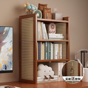 Bookshelf, storage rack, desktop picture book organizer, office desk, simple desk organizer, small bookcase, storage rack - Product Image 1