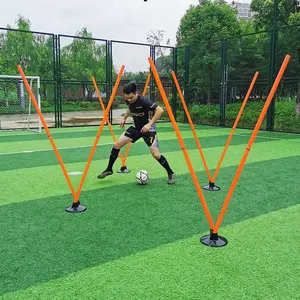 Pôles d'entraînement multifonctionnels de vitesse, équipement d'entraînement au football, marqueurs d'agilité à l'intérieur et à l'extérieur, nouveauté,