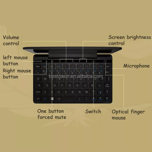 Venta de Netbooks a Precio de Fábrica, Diseño Más Reciente, Mini Laptop de <span class=keywords><strong>7</strong></span> Pulgadas con Pantalla de 1024x600, <span class=keywords><strong>N3350</strong></span>, Rotación de 360 Grados, 8+128 GB - Product Image 4