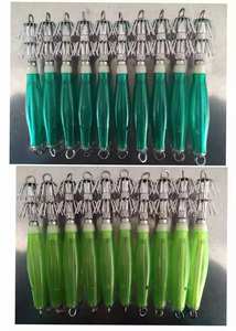 Hameçons lumineux en acier inoxydable pour calamars, poulpes, appâts vivants, tubes à souffler, seiches, hameçons à huit griffes pour la pêche en bateau - Product Image 2