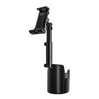 Support de tablette de téléphone de levage de hauteur réglable à 360 Rotation pour support de verre de voiture