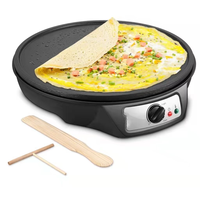 Machine à Crêpes Électrique 1200 W ETL, Vente Chaude, Machine à Crêpes Multifonction Antiadhésive