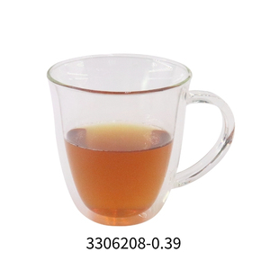 Best Quality 3306208-0.39 Large Capacity Durable <b>Double</b> <b>Wall</b> Borosilicate <b>Glass</b> <b>Mug</b> Northern Europe Style Heat-Resistant TW - Product Image 4