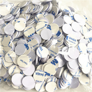 Цифровой умный программируемый URL водонепроницаемый липкий 25 мм 0,98 дюймов Nfc ПВХ карты в форме монеты Rfid - Product Image 3