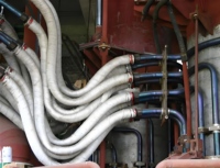Câble refroidi par eau fabriqué sur mesure, câble conducteur flexible à courant élevé pour four à arc métallurgique