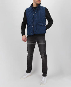 Veste matelassée pour homme Quick Apparels, en polyester, chaude, respirante, coupe-vent, fermeture éclair, coutures horizontales - Product Image 3