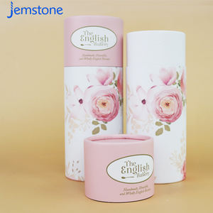 Emballage de boîte de tube en papier biodégradable de haute qualité de matériaux écologiques avec logo personnalisé - Product Image 1