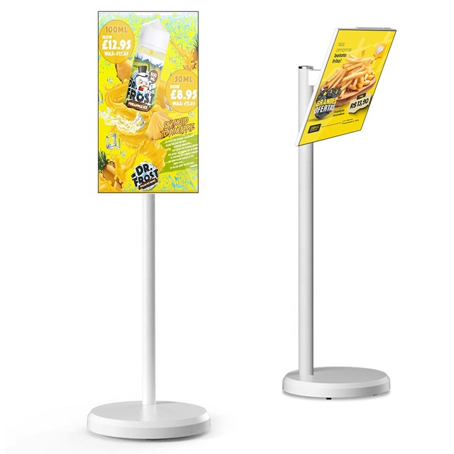 1080p IPS 60Hz Glossy Portable Floor Touch-screen TV 21.5'' with Wheels Speaker Desktop Use New