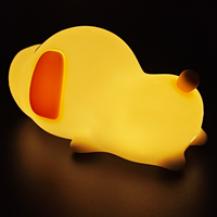 Veilleuse Rechargeable écologique en Silicone souple pour enfants, chiot et chien